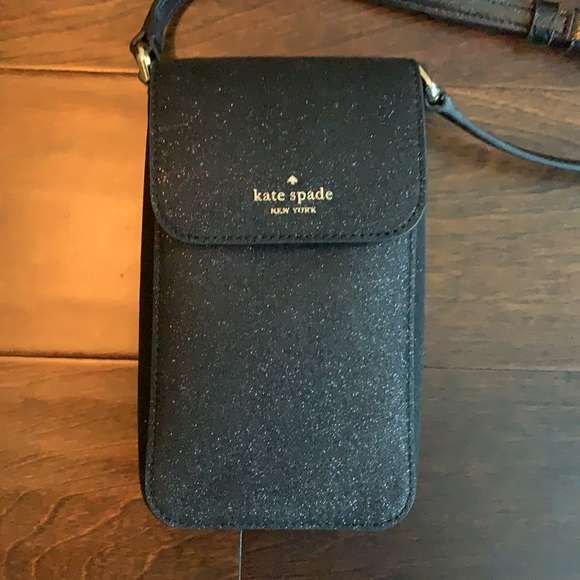 kate spade Handbags - Kate Spade N/S Lola Black Glitter Crossbody